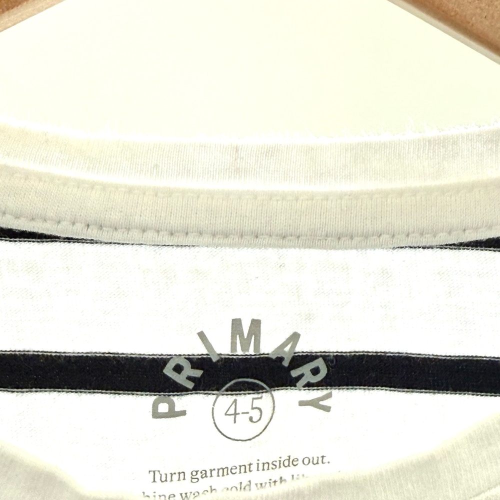 Kids Striped Black and White Shirt - Picture 3 of 3